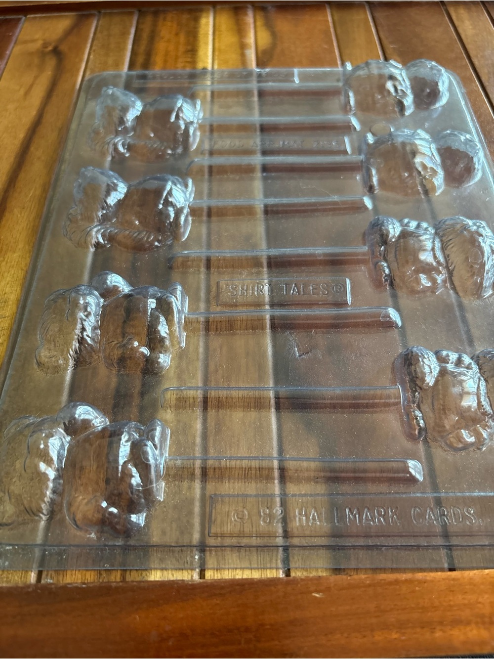 Vintage 1982 Shirt Tales Hallmark Candy Lollipop Mold Apollo Rare